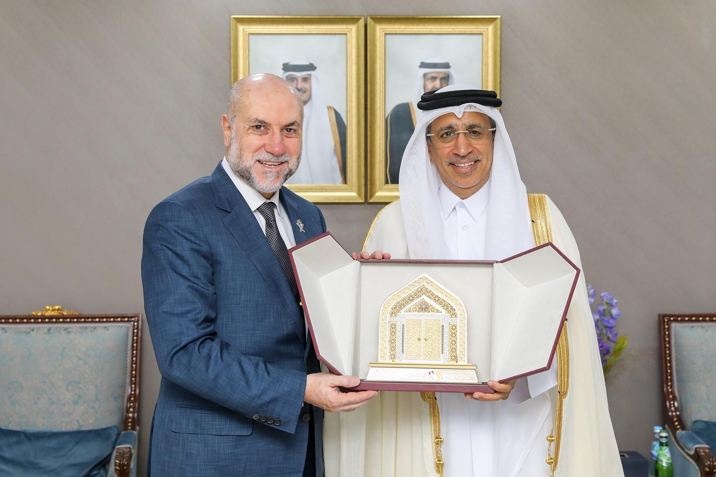 الهباش يبحث تعزيز التعاون المشترك مع رئيس المجلس الأعلى للقضاء في قطر | شبكة يافا الإخبارية