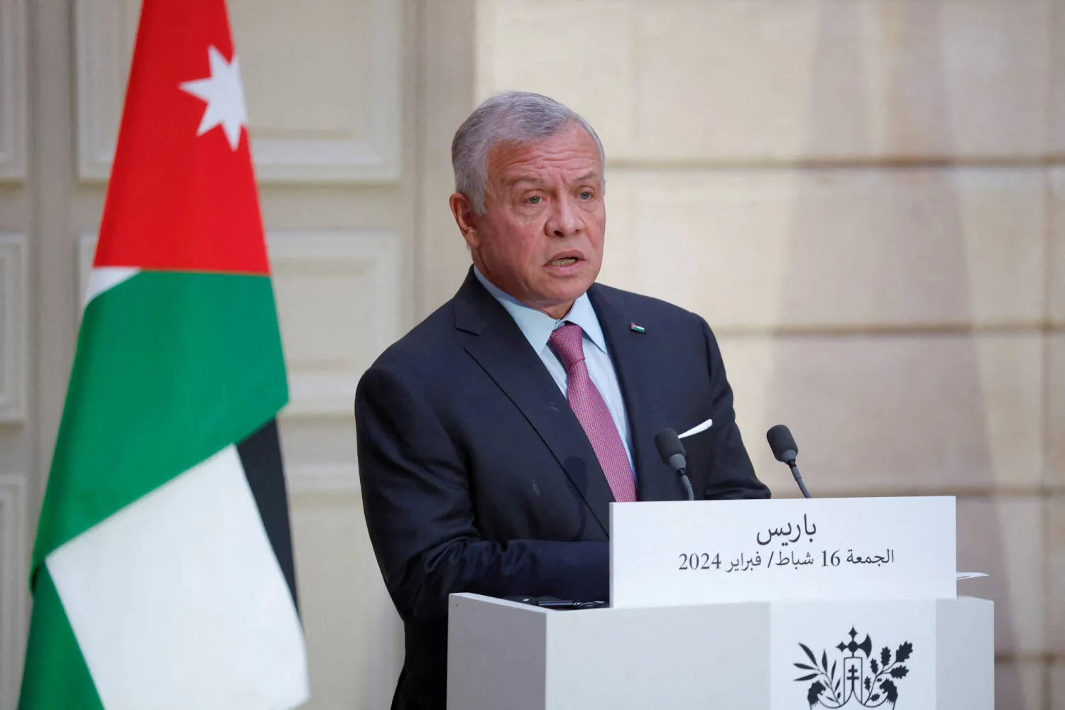 الملك عبدالله: تهجير الفلسطينيين يهدد بتوسع الصراع في المنطقة | شبكة يافا الإخبارية